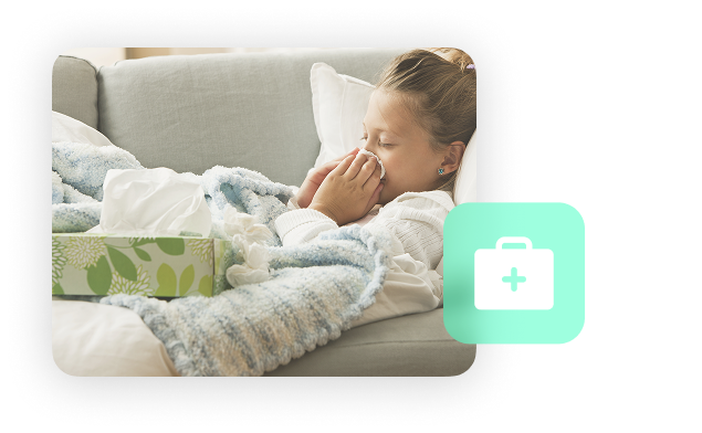 Child with cold
